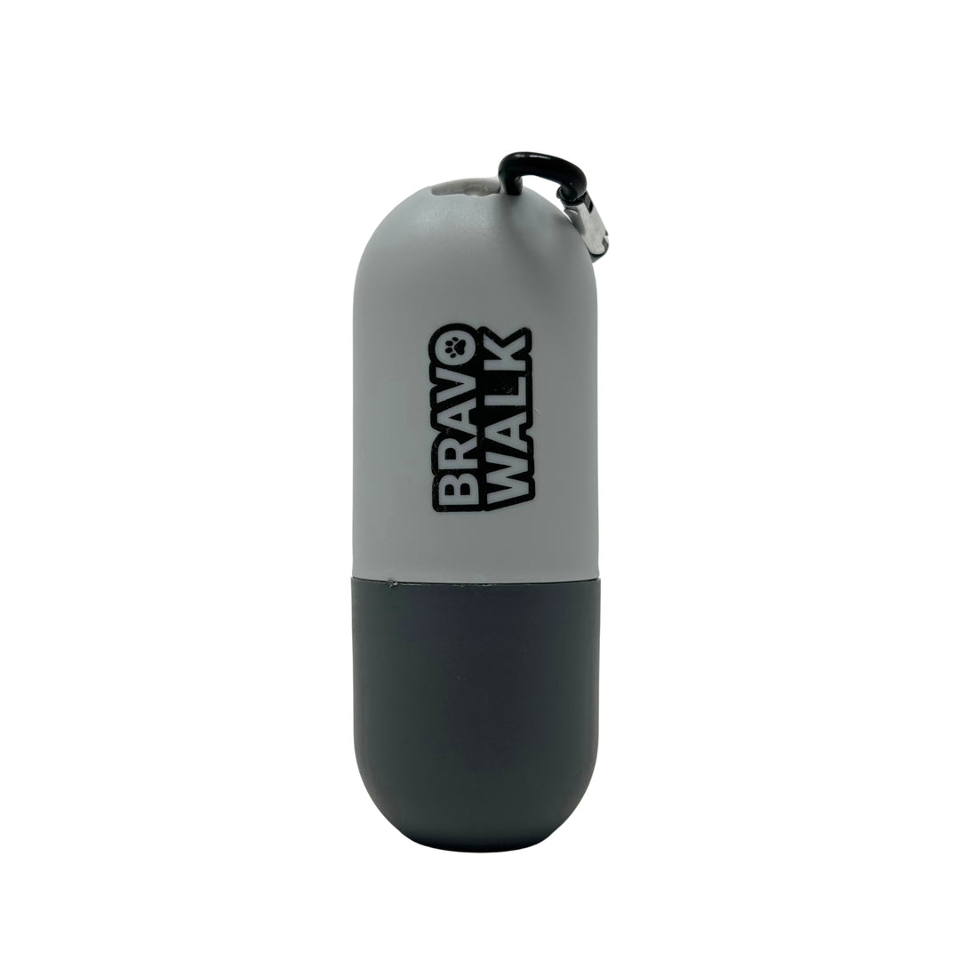 BravoWalk poop bag dispenser for leash