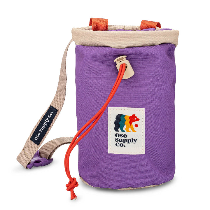 purple dog treat bag for dog training